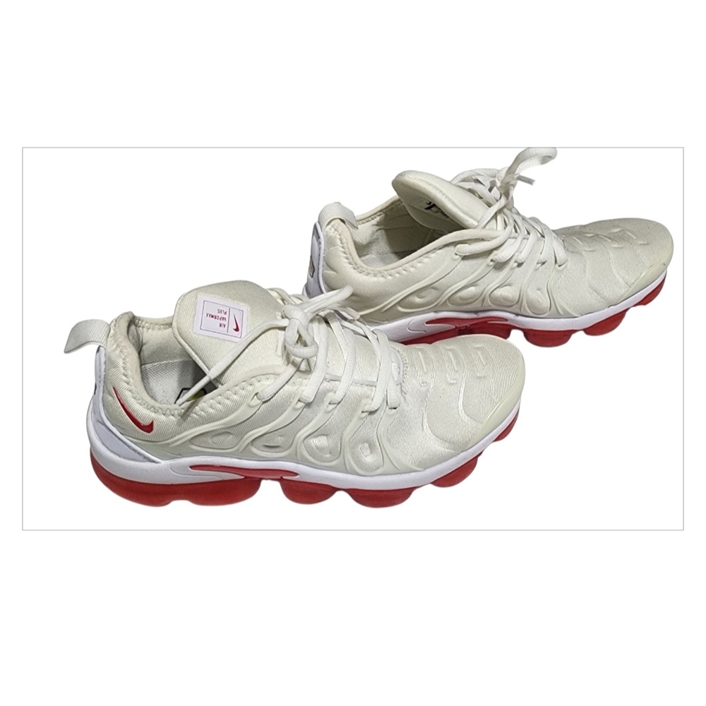 Nike White and Red Air Sneakers